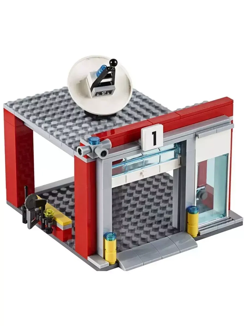 Конструктор Сити Пожарная часть 1213 деталей