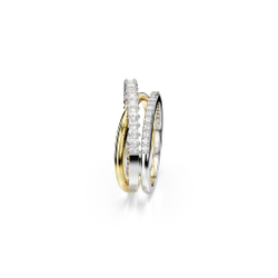 HYPERBOLA:RING 3 BAND WHITE/MIX 58