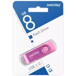 8GB USB Smartbuy Twist pink
