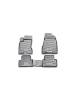 Коврики в салон для NISSAN X-Trail T31 (II, IIp), 2007-2013, 4 шт. (серые) CARNIS00031G