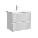 Тумба подвесная SANCOS Snob R 590х390х500, c двумя ящиками оснащенными доводчиками, Bianco, арт.SNR60/39W