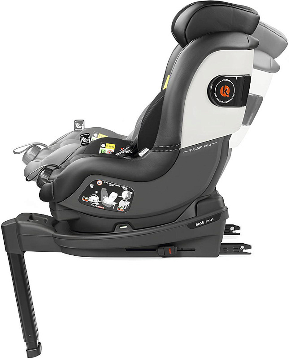 Автокресло Peg Perego Viaggio Twist с базой Twist Base Licorice