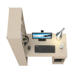 Письменный стол со шкафом Лайт 10.01 Сатин