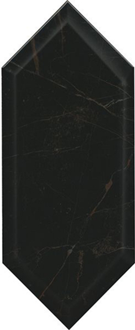 Настенная плитка Келуш грань черный глянцевый (35010)