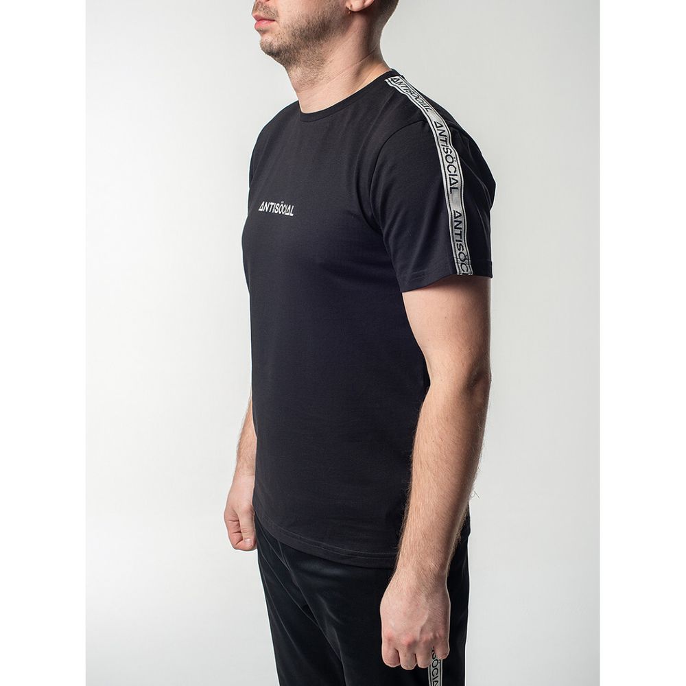 Футболка Antisocial Stripe Черная