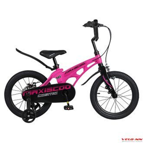 Велосипед 16", MAXISCOO "Cosmic", Стандарт, Розовый Матовый (2023) (10013160/270223/3087948, Китай)