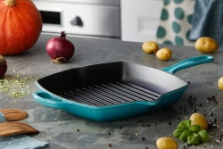 Le Creuset Сковорода для карибского гриля, 26 см, чугун.