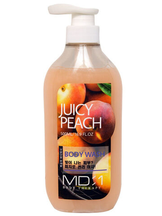 Гель для душа с экстрактом персика MD-1 Body Therapy Juicy Peach Body Wash 500 мл