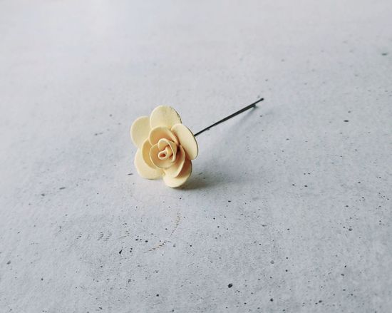 Набор шпилек "Розочки мини" латекс, 5 шт, белые