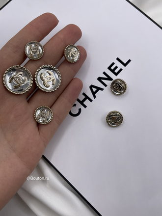 Пуговицы Шан. золотистые зеркальные