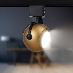 Трековый светильник однофазный ЭРА TR35-GU10 MG под лампу GU10 матовое золото