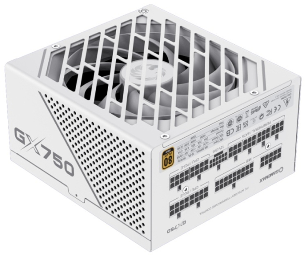 Блок питания Game Max GX-750 PRO WT PCIE 5.0 ATX 3.0 750 Вт