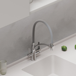 Смеситель для кухни Sancos Eri с гибким изливом, цвет хром/серый, арт. SC4001CH