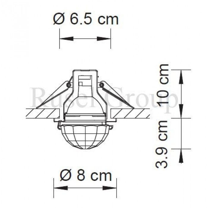 Потолочный светильник Swarovski VEGA A. 8992 NR 020 010 AB &quot;Z&quot;