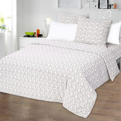 Пододеяльник трикотажный на молнии Эспрессо светлый 261 АРТПОСТЕЛЬ 145х215