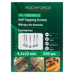 Саморезы 4.2х32мм (350шт) RockForce RF-PEX-16882906-32