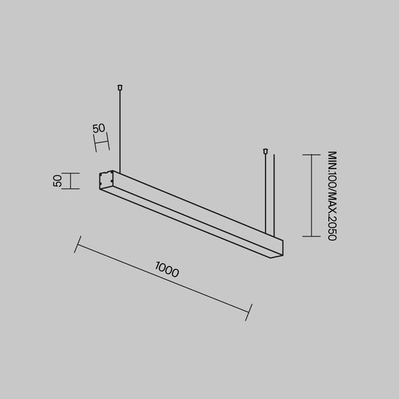 Линейный светильник Maytoni Technical LL312027