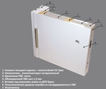 Дверь влагостойкая пластиковая KAPELLI multicolor Ф4Г RAL 6018 Зеленый + коробка