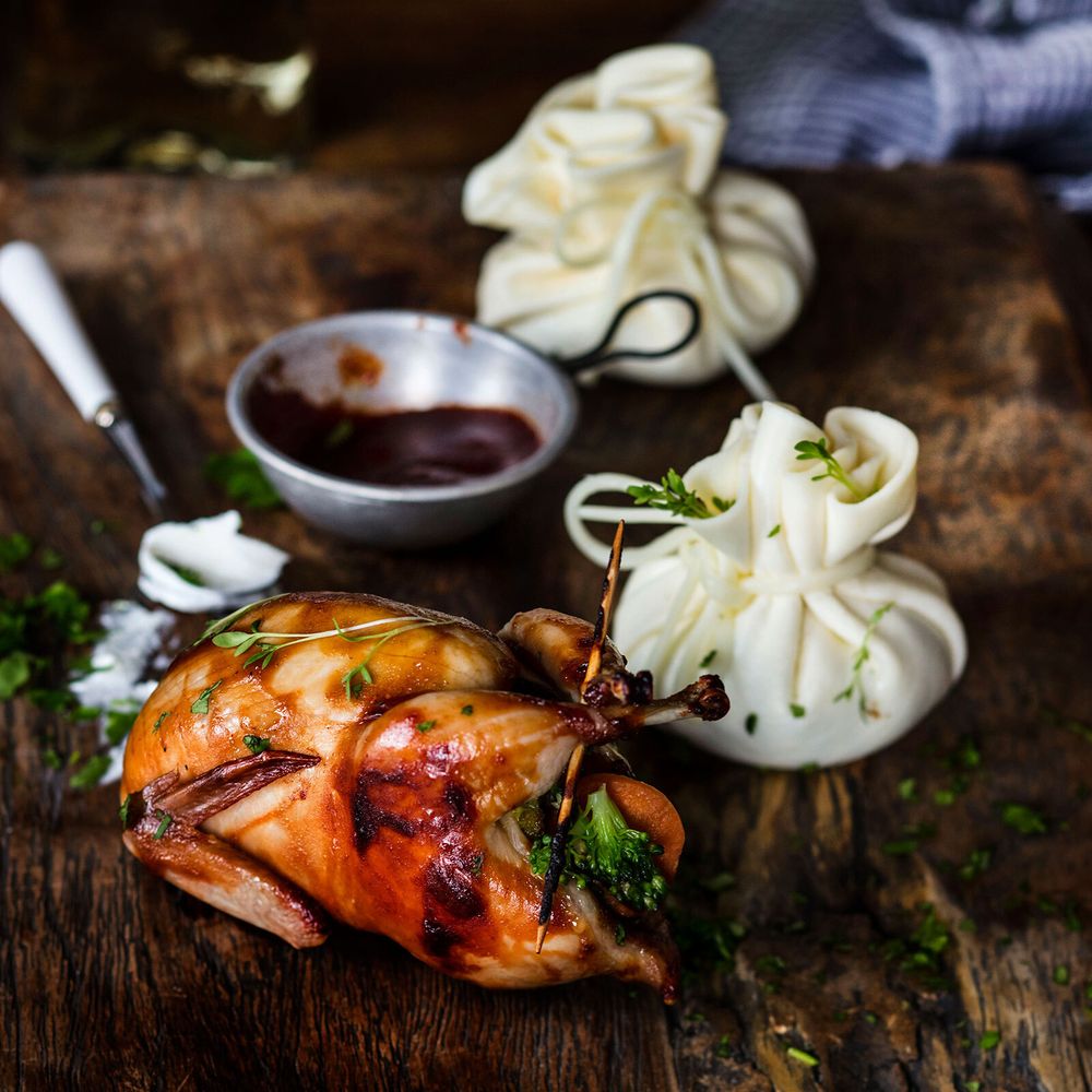 Перепелка фаршированная «с каперсами и халапеньо»