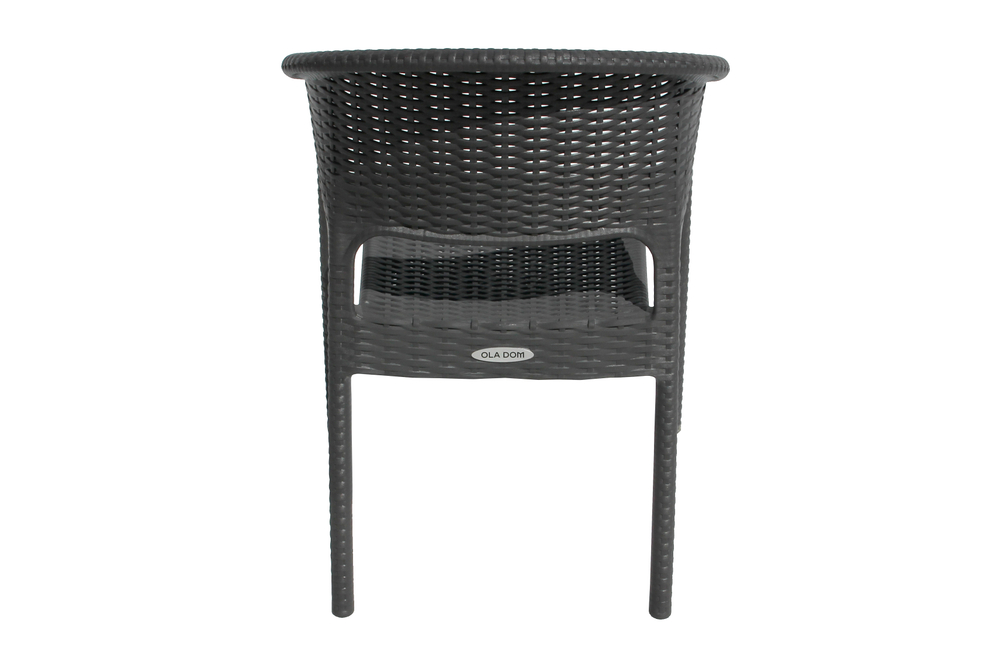 Кресло пластиковое Ola Dom арт.K-GS03 (антрацит)