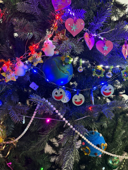 Новогодняя гирлянда своими руками "Новогодний венок"