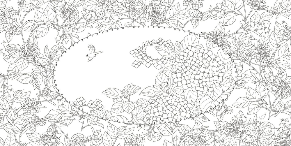 Koto no Ki Magure Flower Tour. Coloring Book