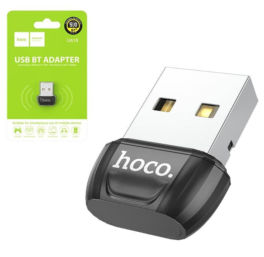 Bluetooth USB адаптер HOCO UA18 (черный)