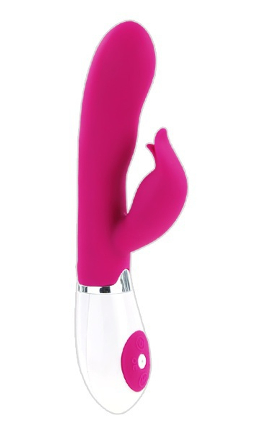 Вибратор Pretty Love Felix с клиторальным стимулятором, 20,5 см