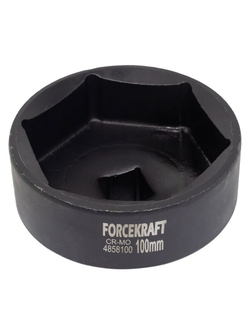 Головка ударная 1'', 100мм (6гр.) FORCEKRAFT FK-4858100