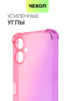 Чехол BROSCORP для Tecno Spark 9 Pro оптом (арт. TCN-S9PRO-HARD-TPU-PINK-PURPLE)