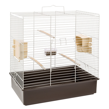 Ferplast SONIA клетка для птиц светло-серая 61х40х65