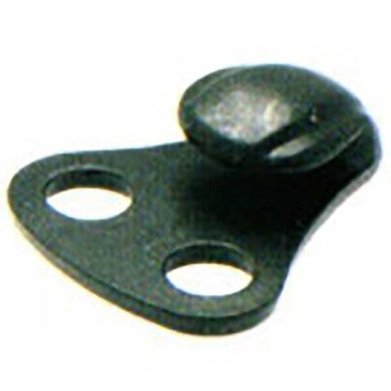 Крючок для обуви с 2 отверстиями литой 07Е1000, чёрный [66]