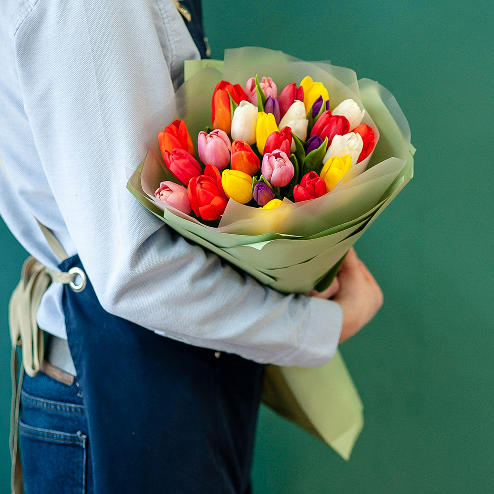Микс тюльпаны