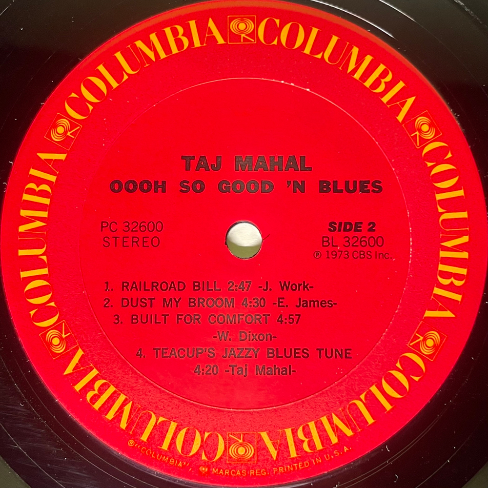 Taj Mahal ‎– Oooh So Good 'N Blues (США 1973г.)