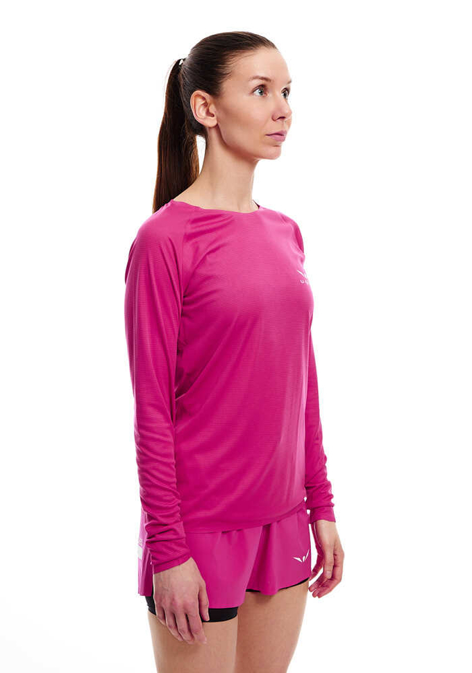 ЛОНГСЛИВ ЖЕНСКИЙ LONG SLEEVE TEE MICRO RIP STOP | PURPLE