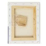 Холст на подрамнике BRAUBERG ART CLASSIC, 18х24см, грунтованный, 100% хлопок, крупное зерно, 190643