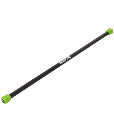 Бодибар BB-301, 3 кг, неопреновый, черный/зеленый