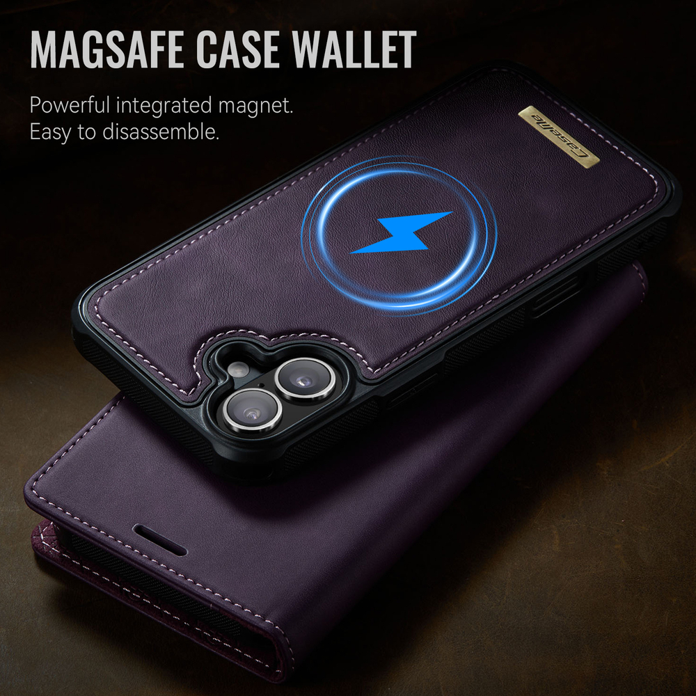 Чехол-кошелек CaseMe 2 in 1 MagSafe iPhone 16+