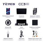 Teyes CC3 2K 9"для Honda Accord 10 CV X 2017-2021