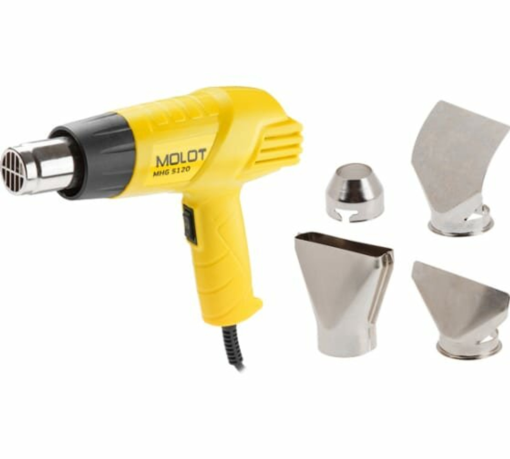 Фен технический MOLOT MHG 5120 2000 Вт,2 скор.,350-550 °С (MHG5120K0022)