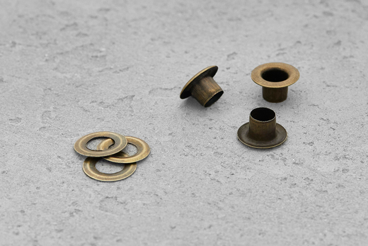 Люверсы №3 диаметр 5,0мм (антик), 20шт