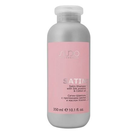 Kapous Studio Professional Luxe Care Шампунь-сатин для волос, с протеинами шелка и маслом хлопка, 350 мл