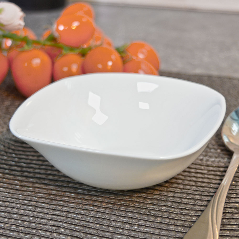 Салатник 200мл 11*11*3,7см Domestico, опаловое стекло, Без деколи