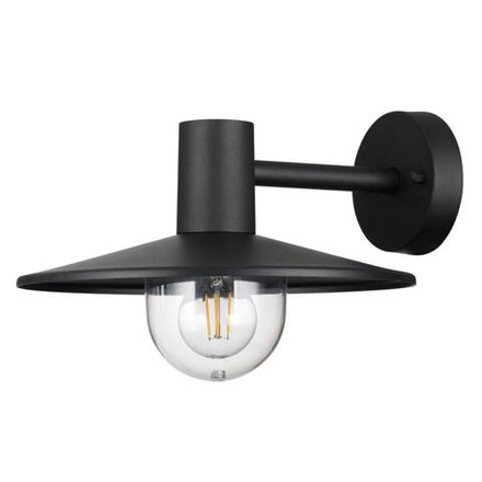 4833/1W NATURE ODL21 711 черный/стекло Ландшафтный настенный светильник E27 1*40W IP44 FURCADIA