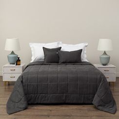 Доминико (антрацит) Покрывало 240х260