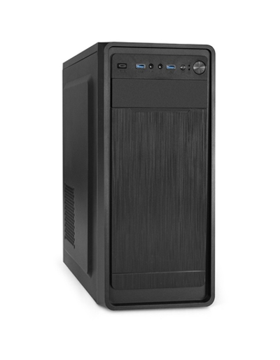 Exegate EX287372RUS Корпус Miditower ExeGate XP-332UC-XP350 (ATX, XP350 с вент. 12см, 2*USB3.0+1*TypeC, аудио, черный)