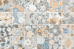 ДЕКОР FLORE GRIS 20X20 ОТ VIVES