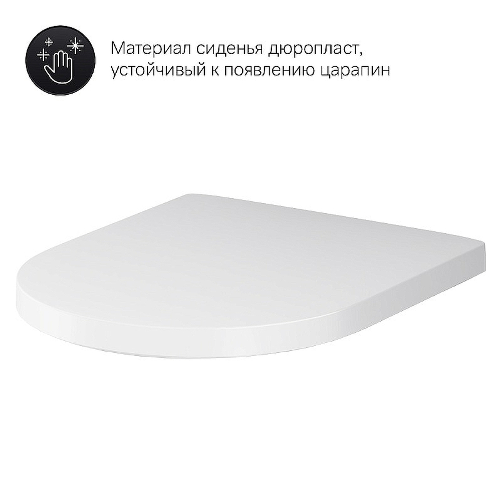 Унитаз AM.PM Sense FlashClean C741701SC подвесной с сиденьем Микролифт