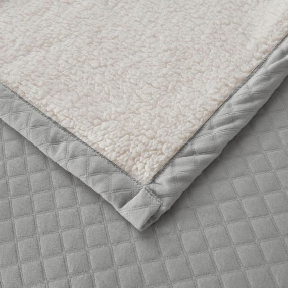 Гранд (серый) 220х240 Покрывало Трикотаж