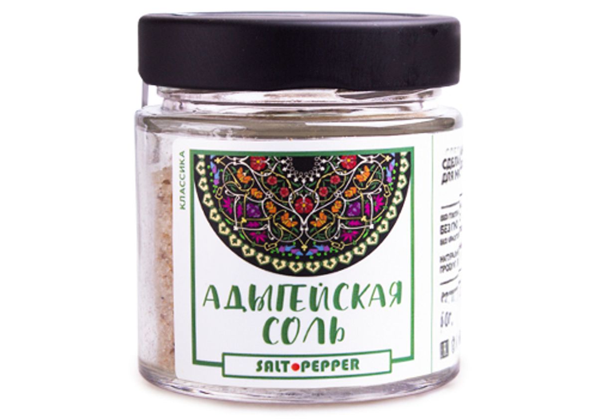 Соль адыгейская "Salt & Pepper", 130г